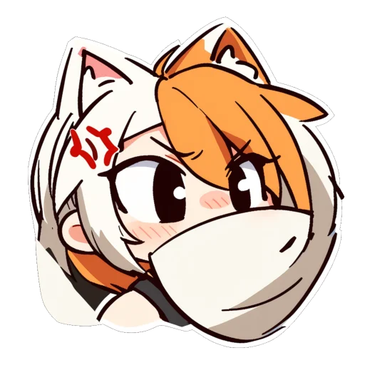 😶 Стикер «Sleepy Chu» для Telegram