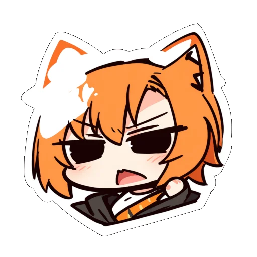 😠 Стикер «Sleepy Chu» для Telegram