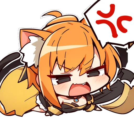 😡 Стикер «Sleepy Chu» для Telegram
