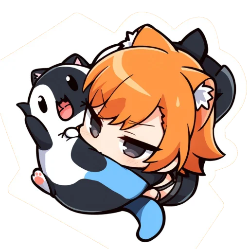 🧛 Стикер «Sleepy Chu» для Telegram