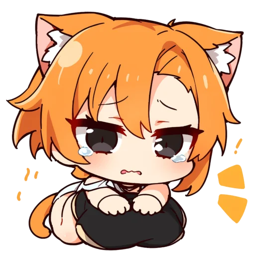 😭 Стикер «Sleepy Chu» для Telegram
