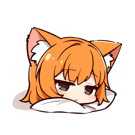 😮‍💨 Стикер «Sleepy Chu» для Telegram