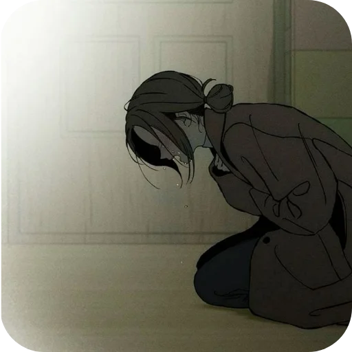 💔 Стикер «Tears on withered flowers» для Telegram