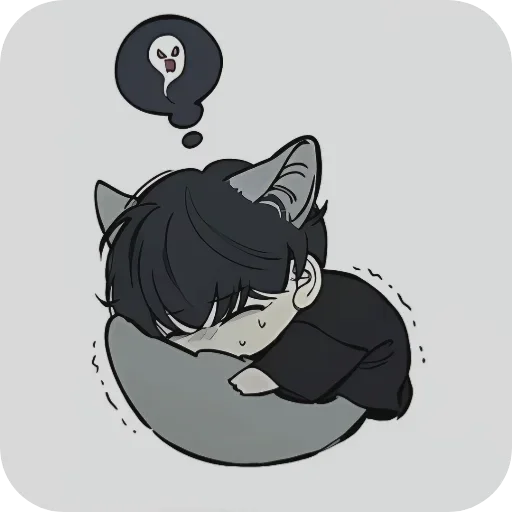 ❤ Стикер «Tears on withered flowers» для Telegram
