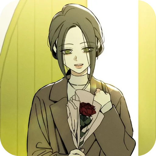 ☺ Стикер «Tears on withered flowers» для Telegram