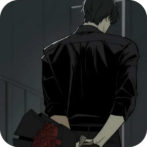 ❤ Стикер «Tears on withered flowers» для Telegram