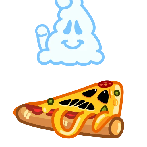 😨 Стикер «Slice of Pizza» для Telegram