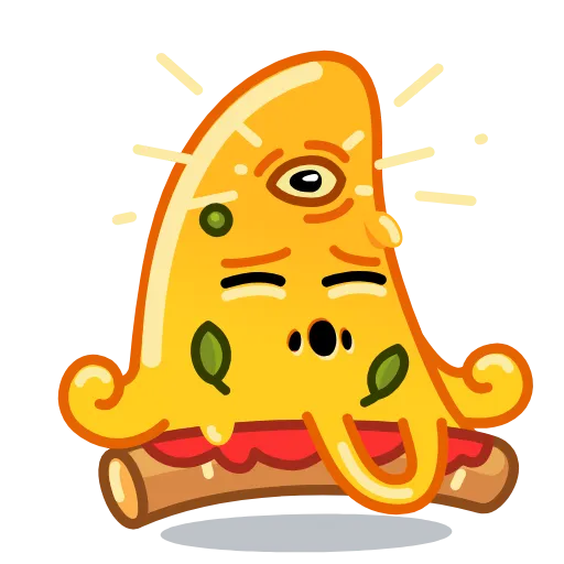 🧘‍♀️ Стикер «Slice of Pizza» для Telegram