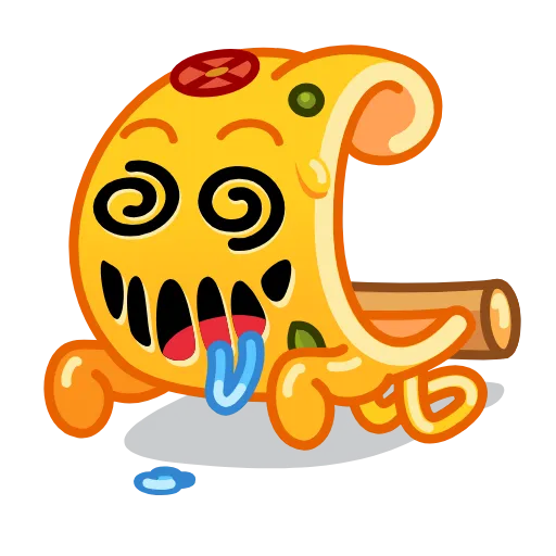 😵‍💫 Стикер «Slice of Pizza» для Telegram