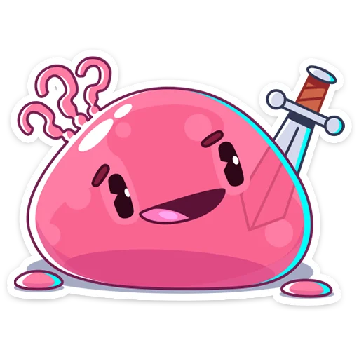 Стикерпак Slime для Telegram — скачать