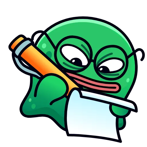📝 Стикер «Slime» для Telegram