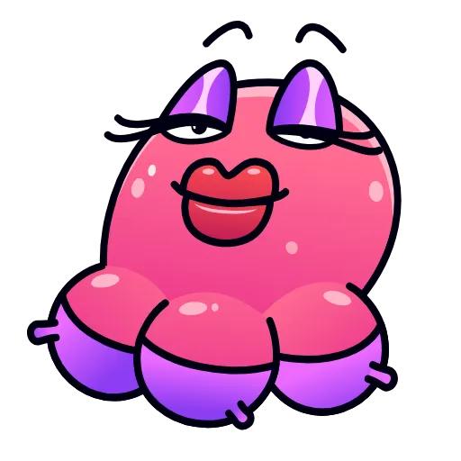 Стикерпак Slime для Telegram — скачать
