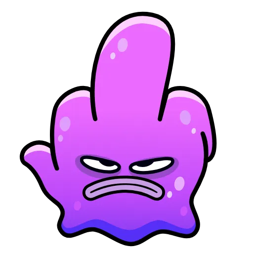 🖕 Стикер «Slime» для Telegram