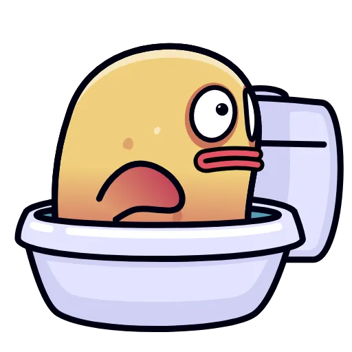 🚽 Стикер «Slime» для Telegram