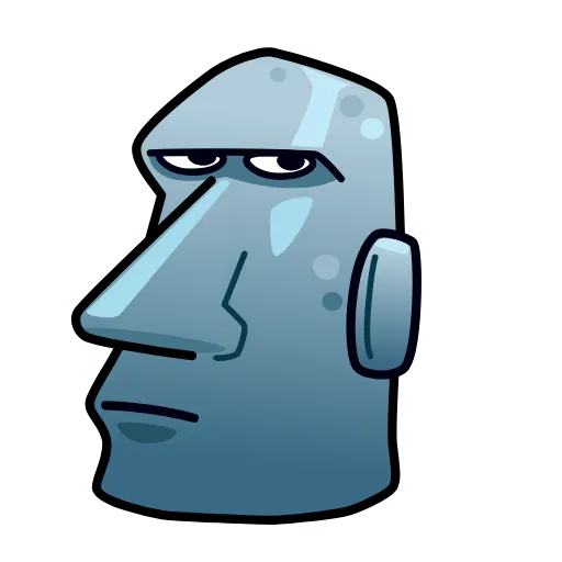 🗿 Стикер «Slime» для Telegram