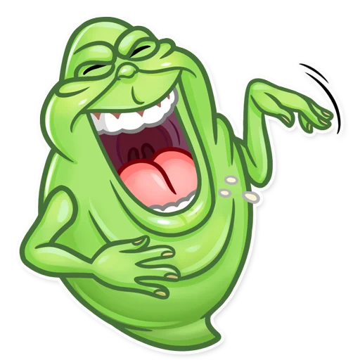 Стикерпак Slimer для Telegram