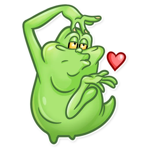 😘 Стикер «Slimer» для Telegram