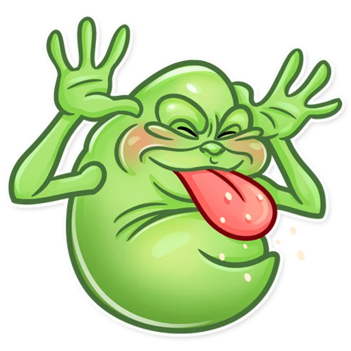 😝 Стикер «Slimer» для Telegram