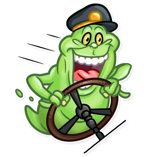 🚗 Стикер «Slimer» для Telegram