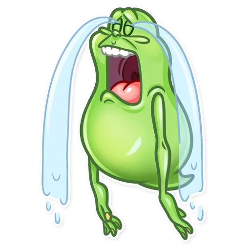 😭 Стикер «Slimer» для Telegram