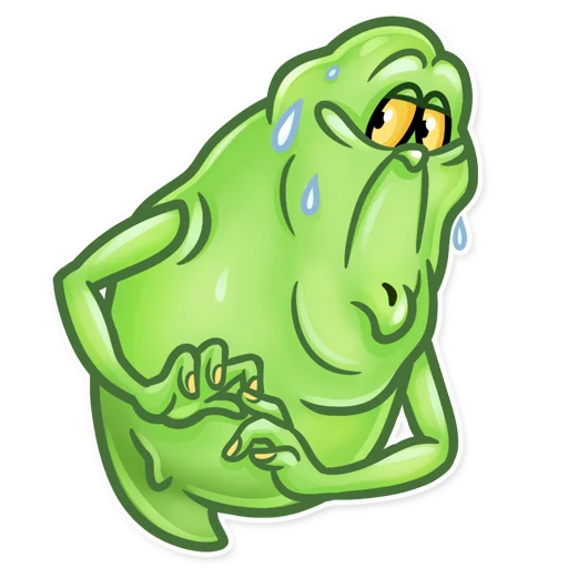😥 Стикер «Slimer» для Telegram