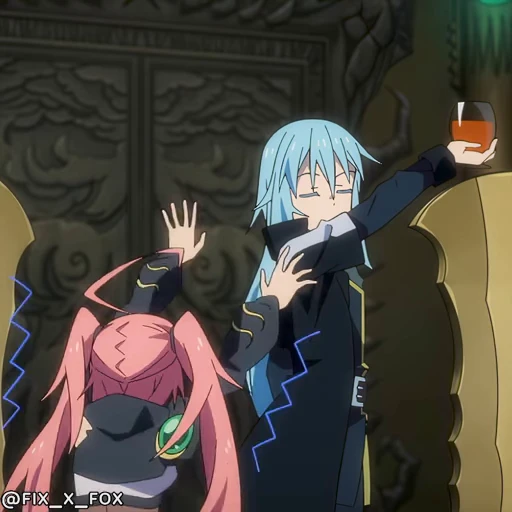 😫 Стикер «That Time I Got Reincarnated as a Slime Season 3» для Telegram