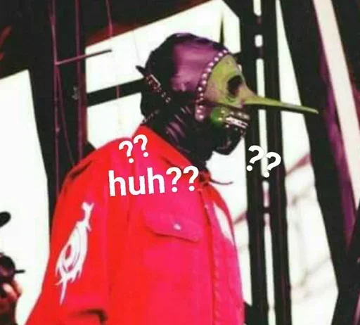 ❔ Стикер «Slipknot слипкотики» для Telegram