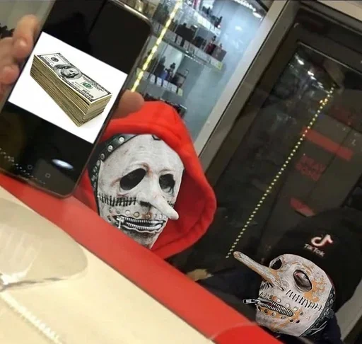 💵 Стикер «Slipknot слипкотики» для Telegram