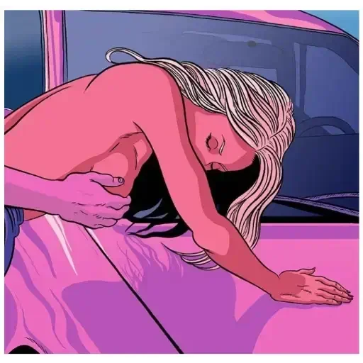 😜 Стикер «Hot in colors» для Telegram