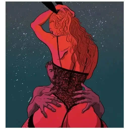 😍 Стикер «Hot in colors» для Telegram