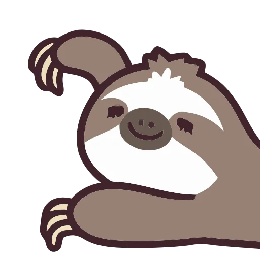 🦥 Эмодзи «Sloth» для Telegram