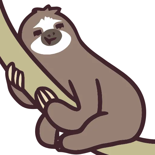 🦥 Эмодзи «Sloth» для Telegram