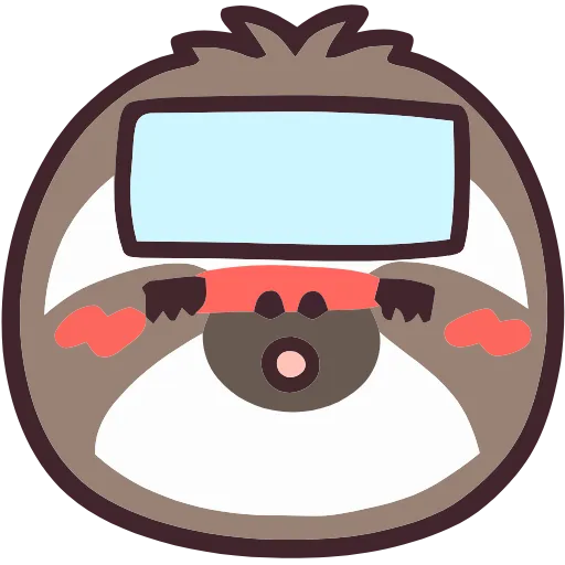 🦥 Эмодзи «Sloth» для Telegram