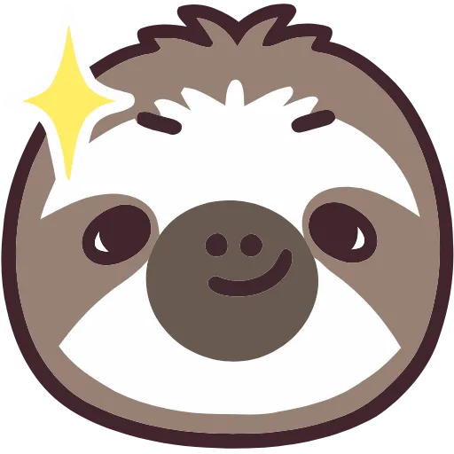 🦥 Эмодзи «Sloth» для Telegram