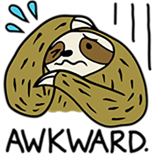 🙃 Стикер «Sloth» для Telegram
