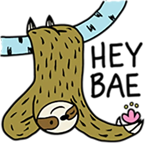 😍 Стикер «Sloth» для Telegram