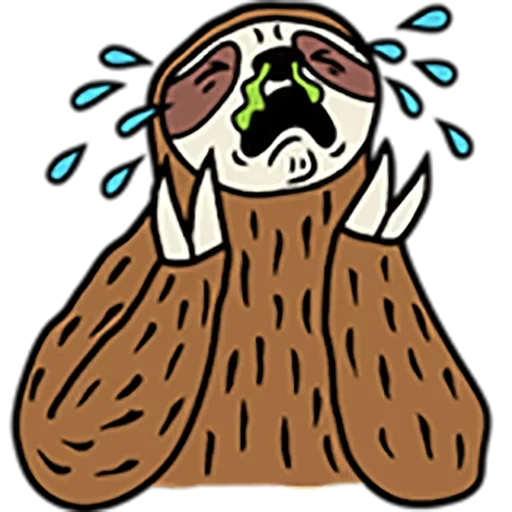 😭 Стикер «Sloth» для Telegram