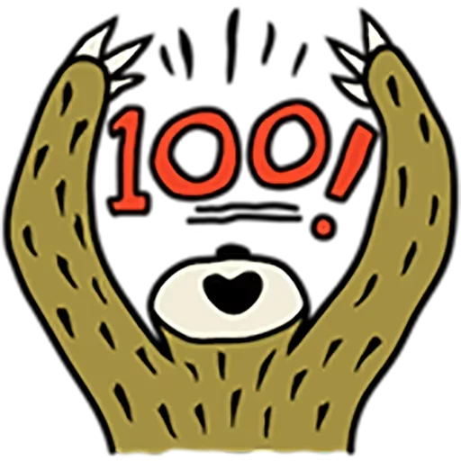 💯 Стикер «Sloth» для Telegram
