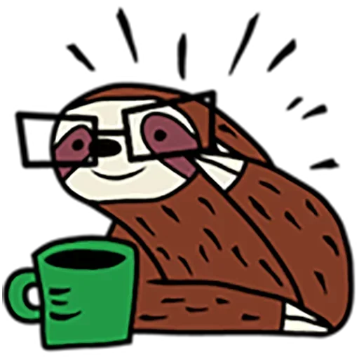 🤓 Стикер «Sloth» для Telegram