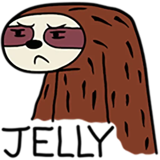 😐 Стикер «Sloth» для Telegram