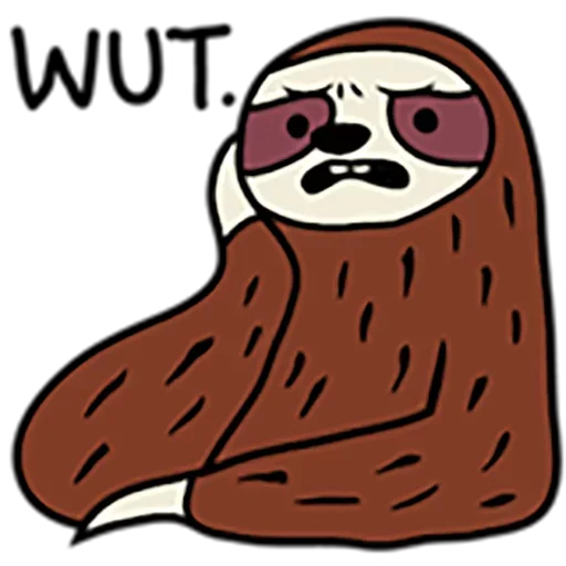 😅 Стикер «Sloth» для Telegram