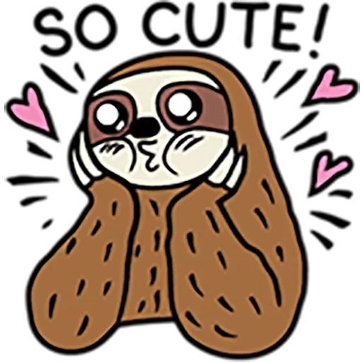 😍 Стикер «Sloth» для Telegram
