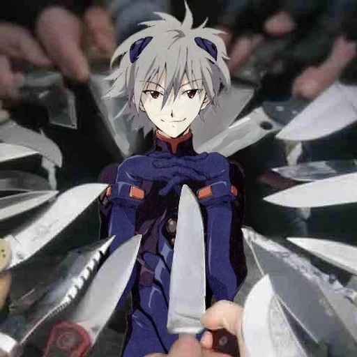 🔪 Стикер «Evangelion Evangelion» для Telegram