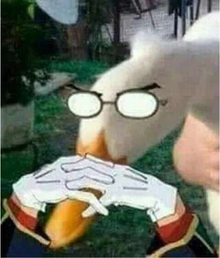 🦆 Стикер «Evangelion Evangelion» для Telegram