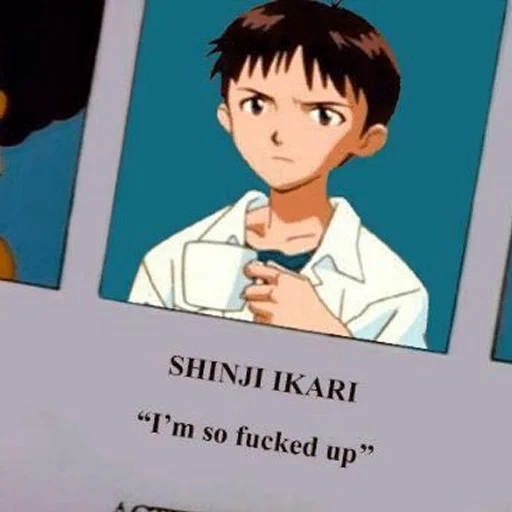 👩‍🏫 Стикер «Evangelion Evangelion» для Telegram