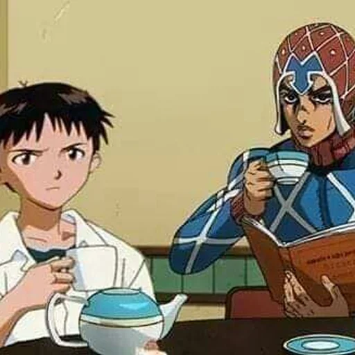 ☕️ Стикер «Evangelion Evangelion» для Telegram