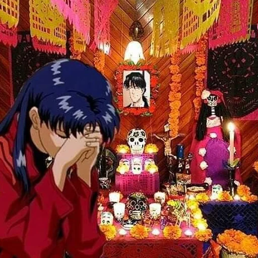 💀 Стикер «Evangelion Evangelion» для Telegram