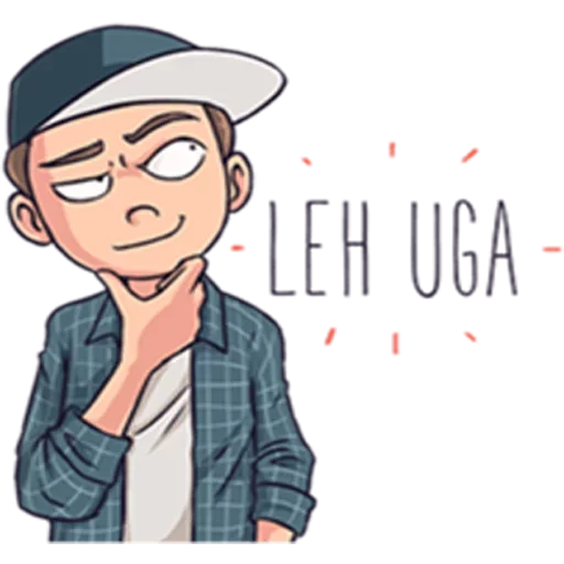 Стикерпак sticker "Kekinian" Arrange для Telegram