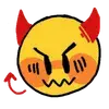 Стикер 38 cursed emoji