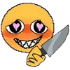 Стикер 31 cursed emoji